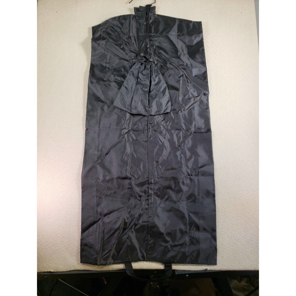 Dilana Garment Bag Black Textured Travel Protection Zipper Blazer & Coat Cover